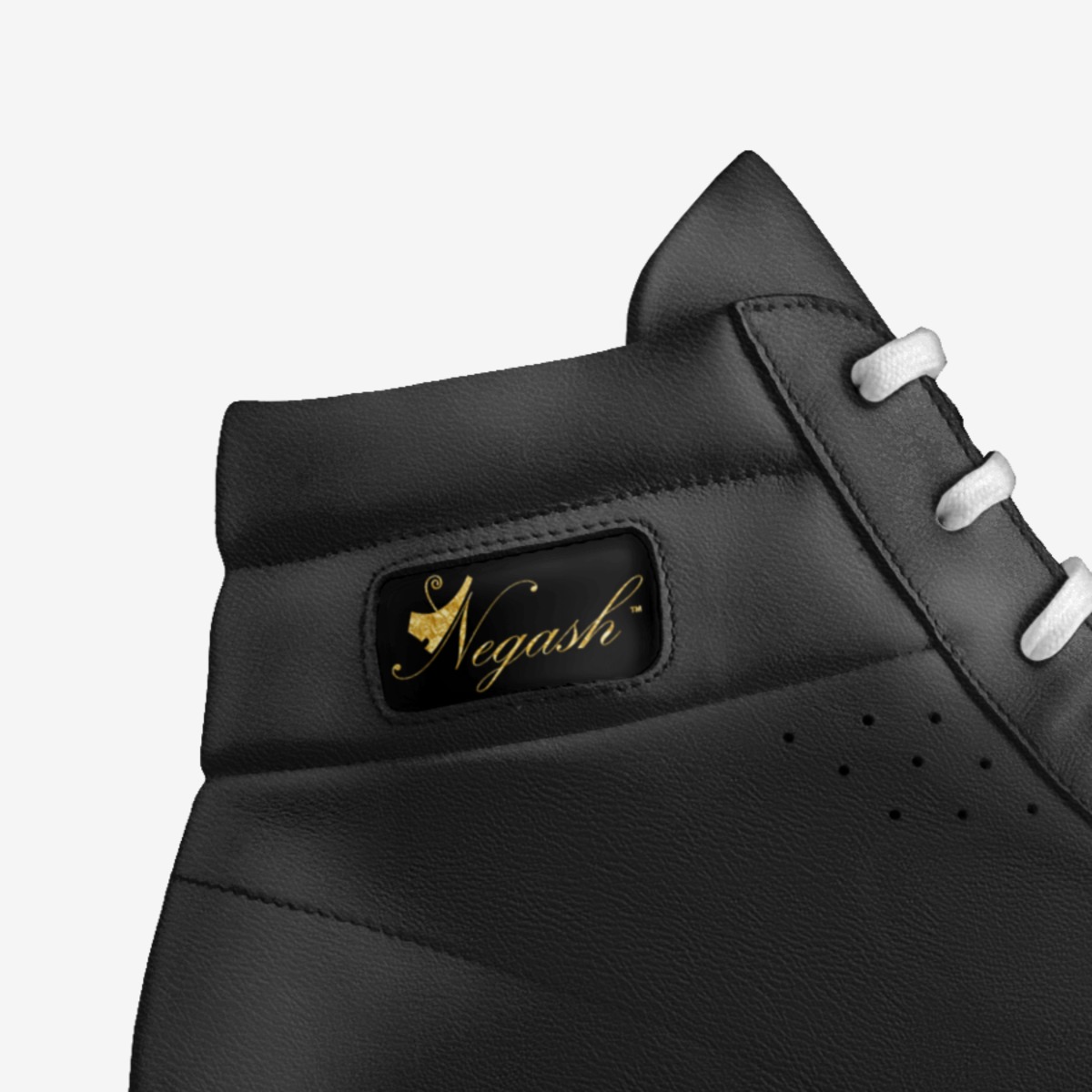 Classic custom made in Italy shoes by Rocklin Negash | Detail view