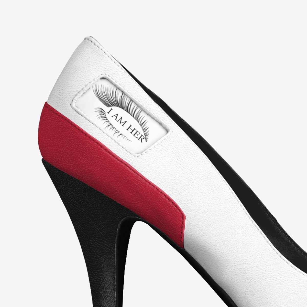 I am Her custom made in Italy shoes by Cenequa Nikkole Gaston | Detail view