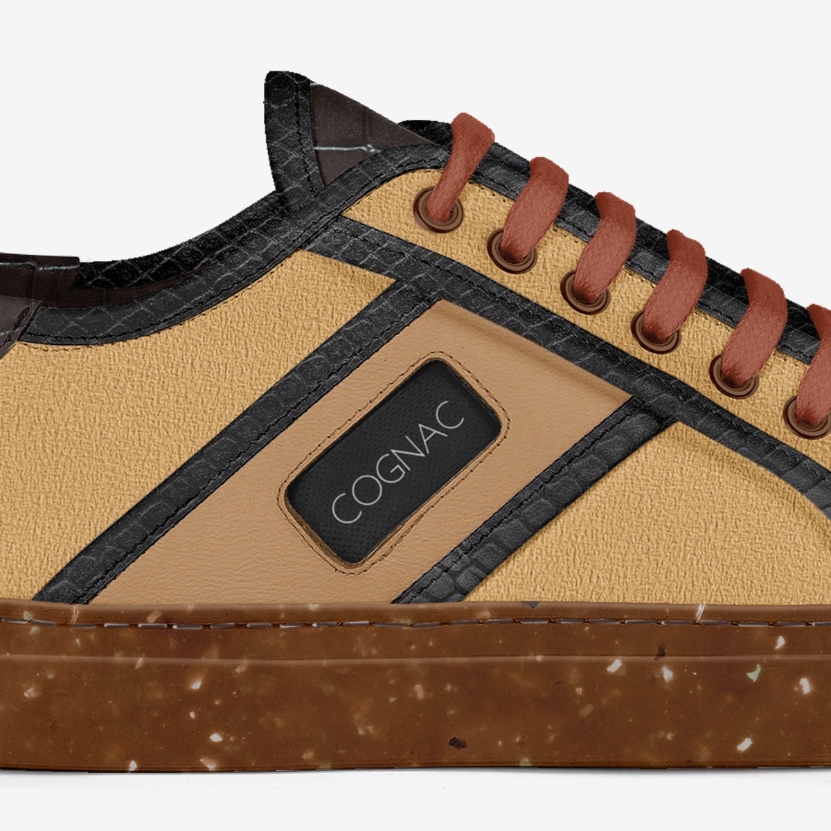 COGNAC VSOP custom made in Italy shoes by Wine Ceo | Detail view