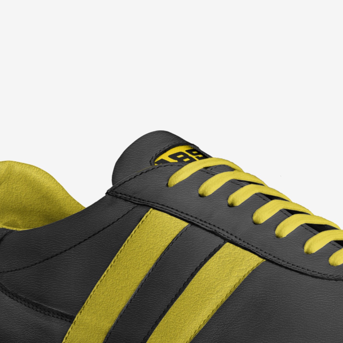 1898 stripe custom made in Italy shoes by B-work Footwear | Detail view