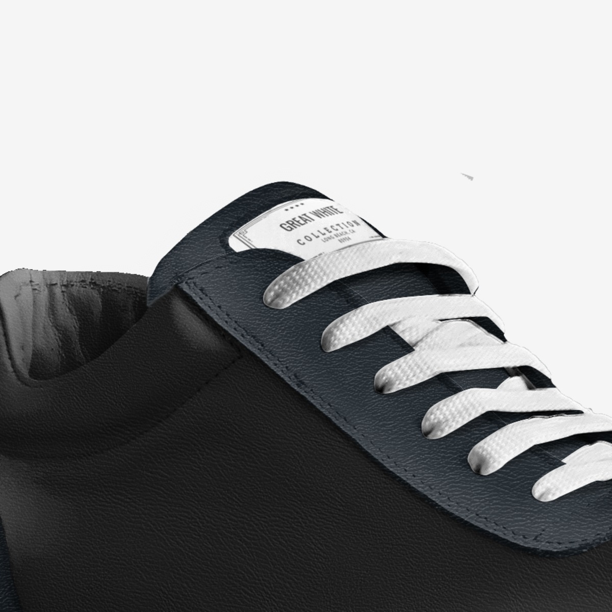 Great White custom made in Italy shoes by Derek White | Detail view