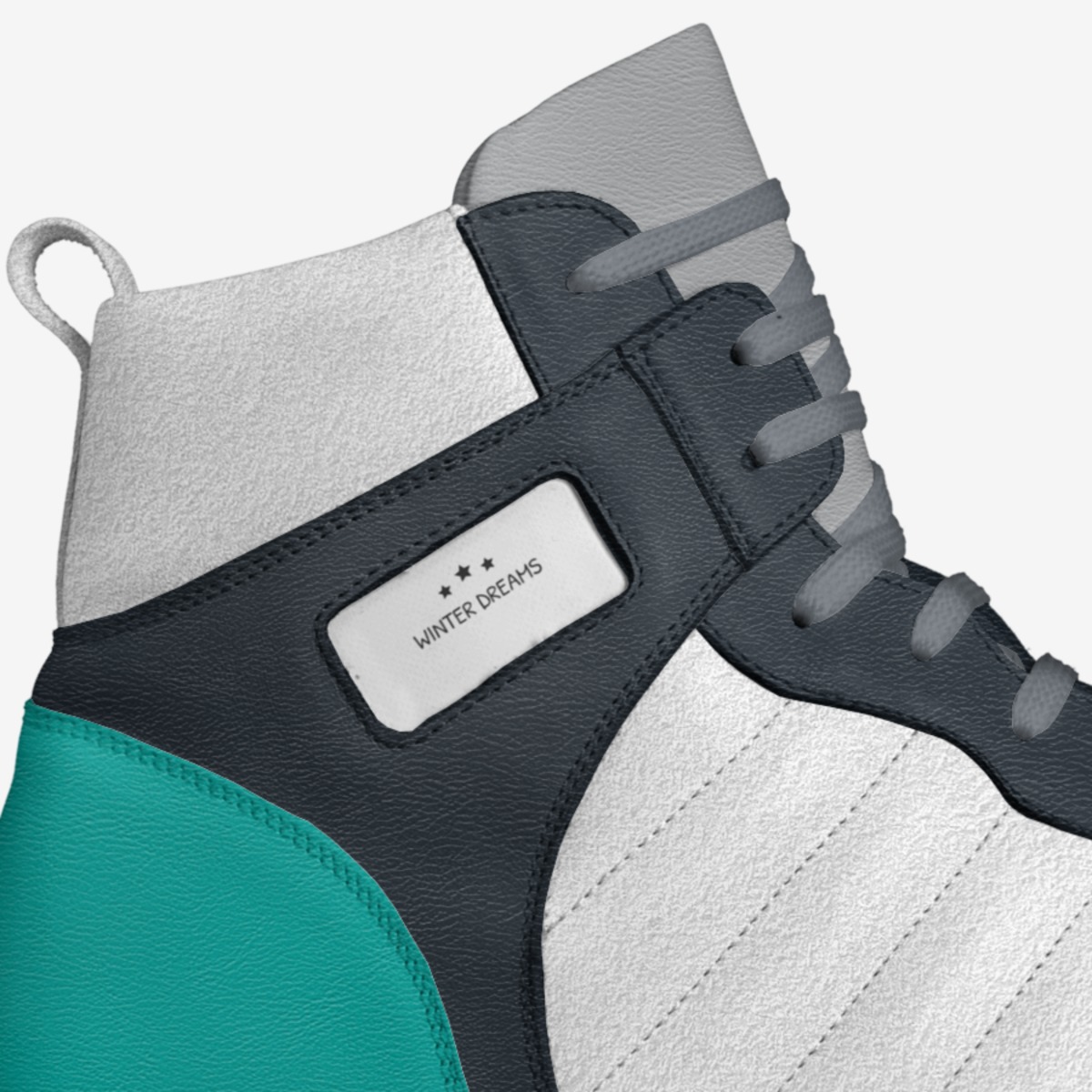 Winter Dreams  custom made in Italy shoes by Dajour Blackstock | Detail view