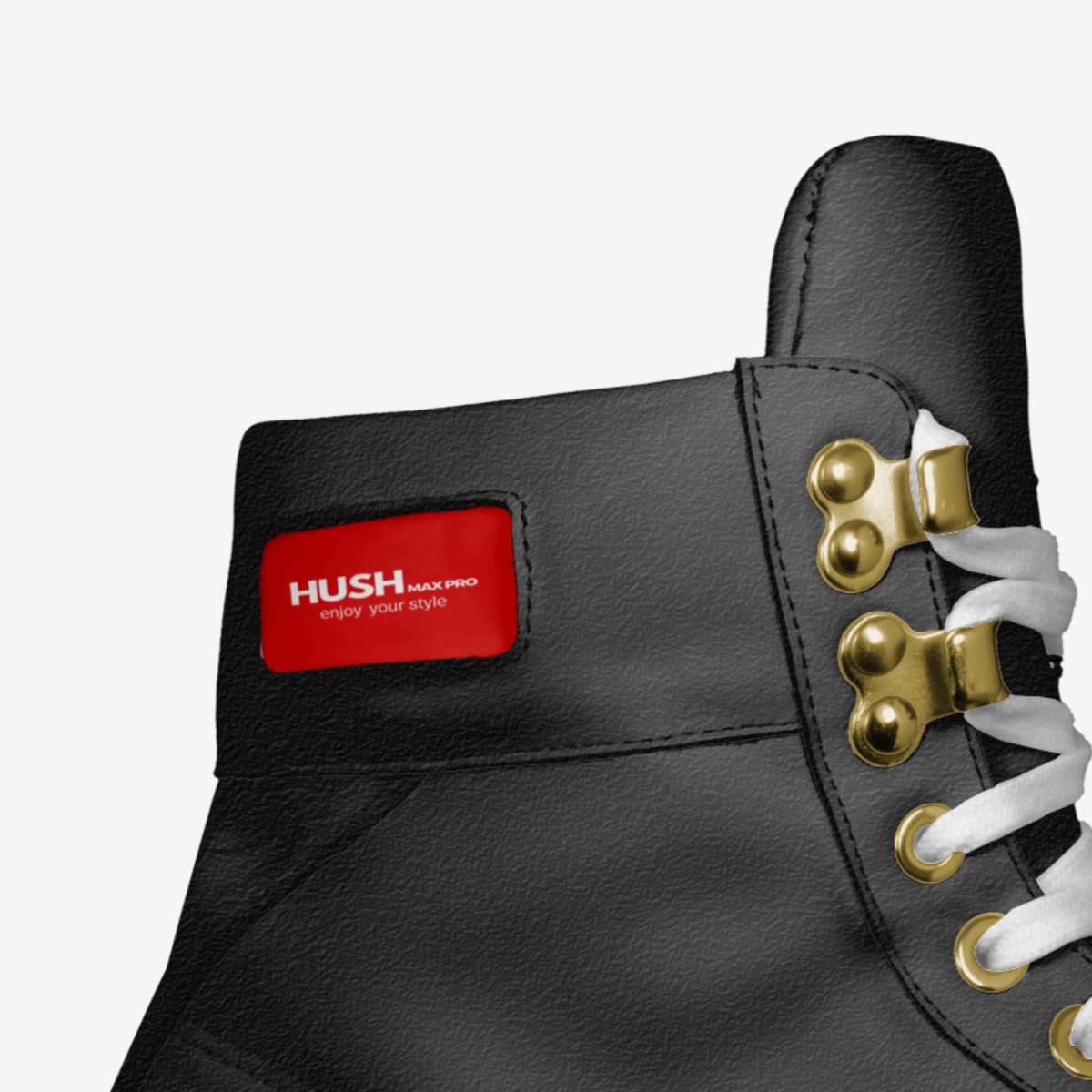 Hush Max Pro custom made in Italy shoes by Hush Wears | Detail view