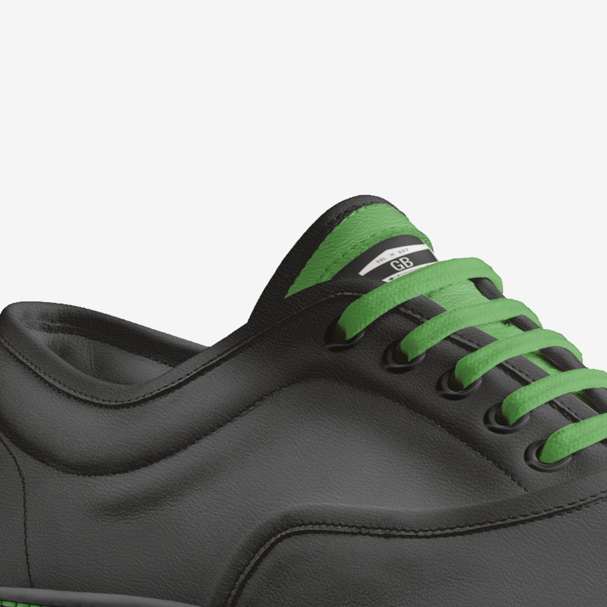 Gb custom made in Italy shoes by Dean Tobin | Detail view