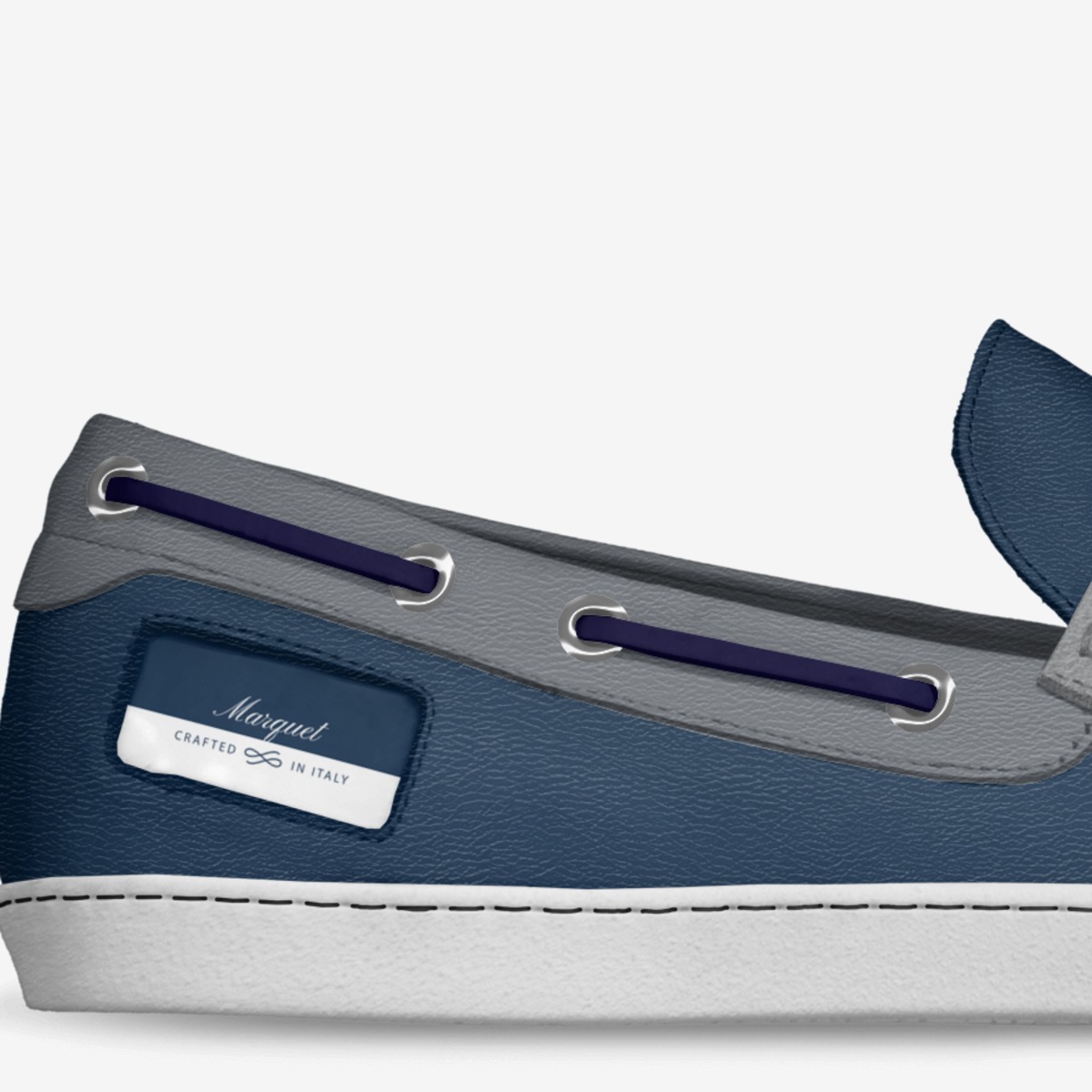 Marquet custom made in Italy shoes by Frank Hills | Detail view