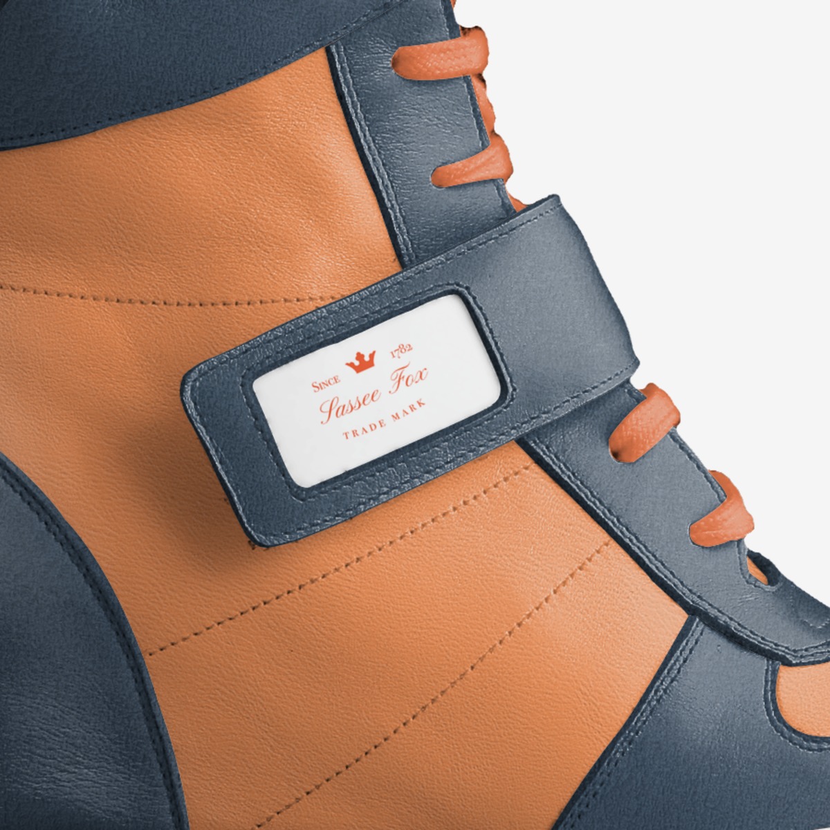 Sassee Fox custom made in Italy shoes by J Tizzle | Detail view