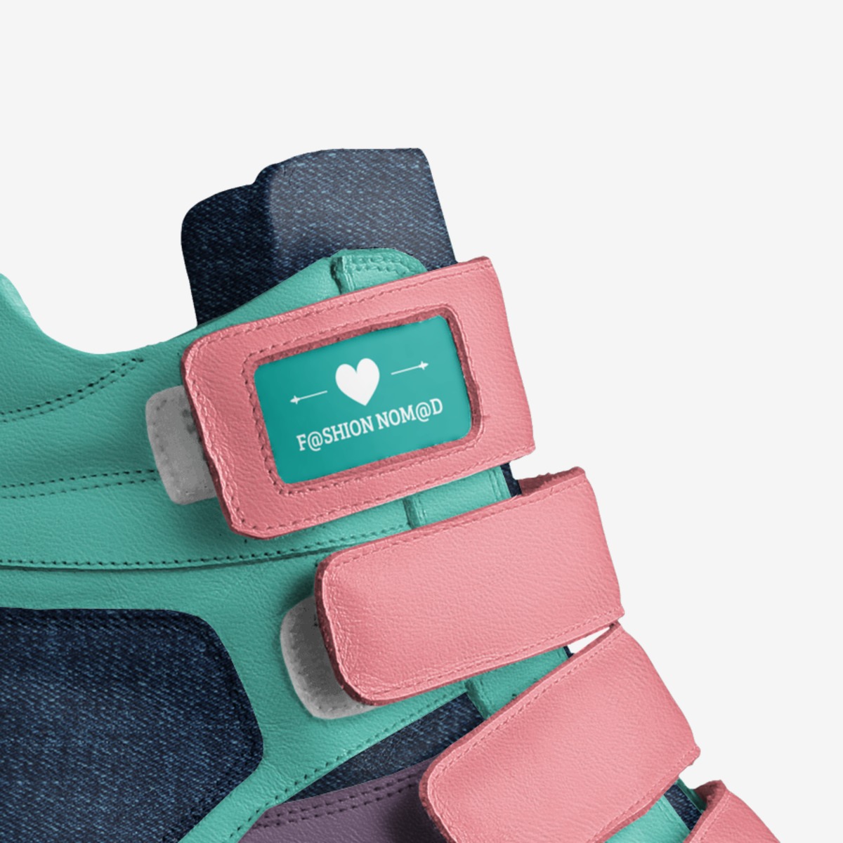 Roxy custom made in Italy shoes by Allison Brewer | Detail view