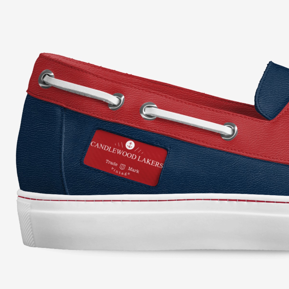 Candlewood Lakers custom made in Italy shoes by Andrew Murray | Detail view