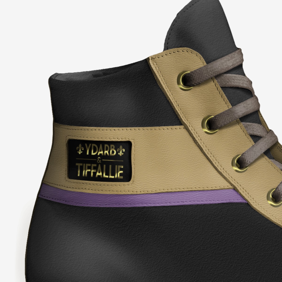 YDARB&TIFFALLIE custom made in Italy shoes by Agency Aliveshoes | Detail view