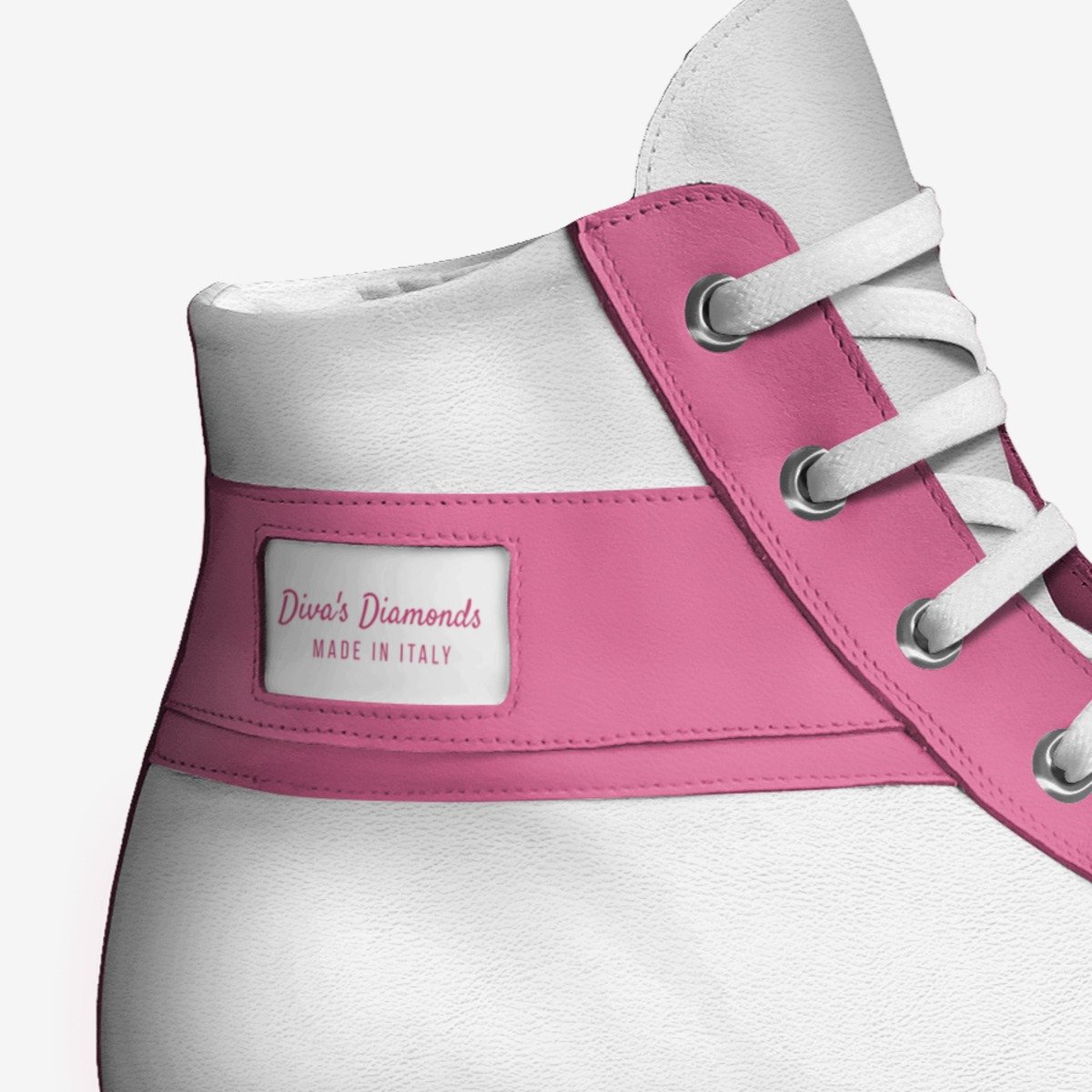 Diva's Diamonds  custom made in Italy shoes by Queen Diva | Detail view