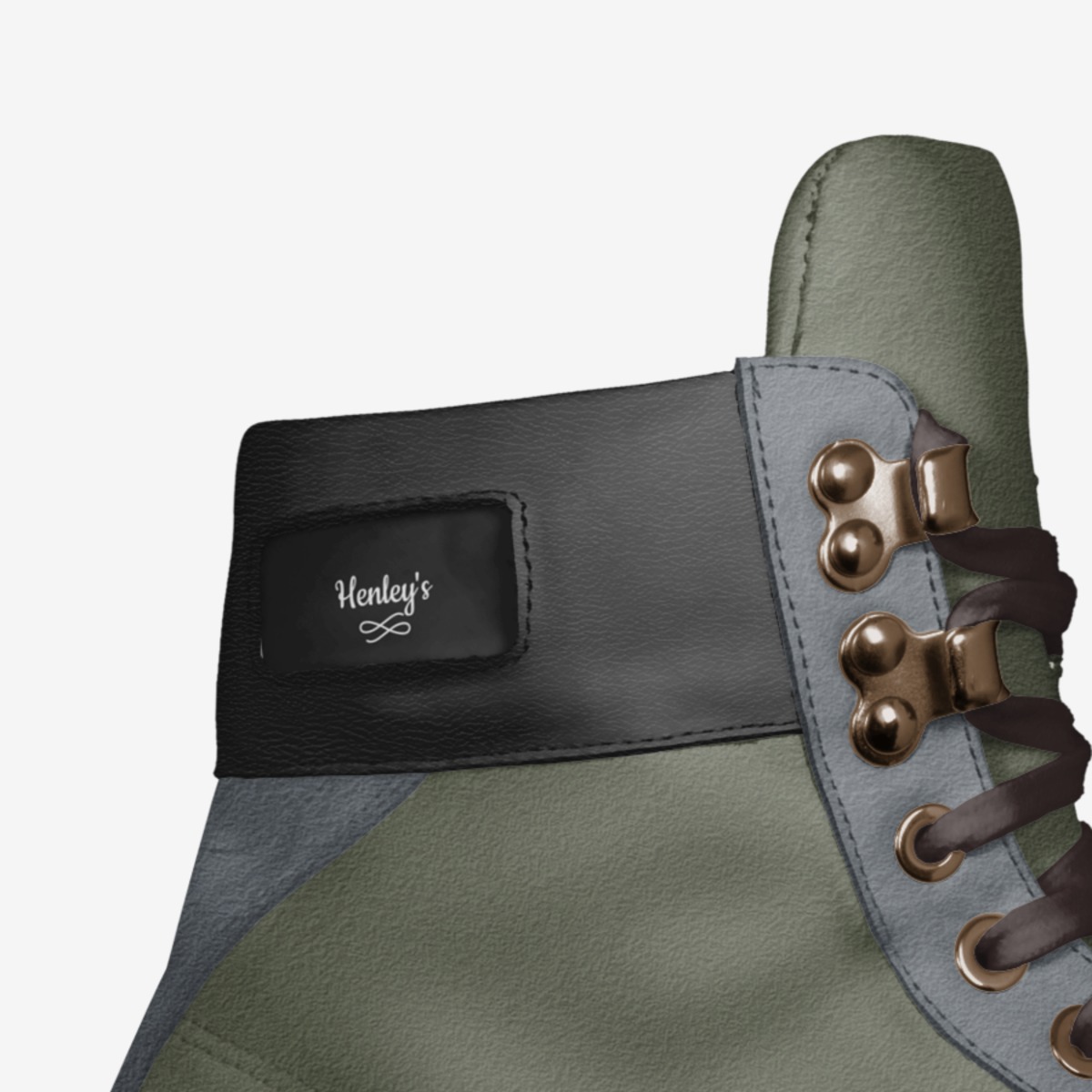 Henley's custom made in Italy shoes by Trai Henley | Detail view