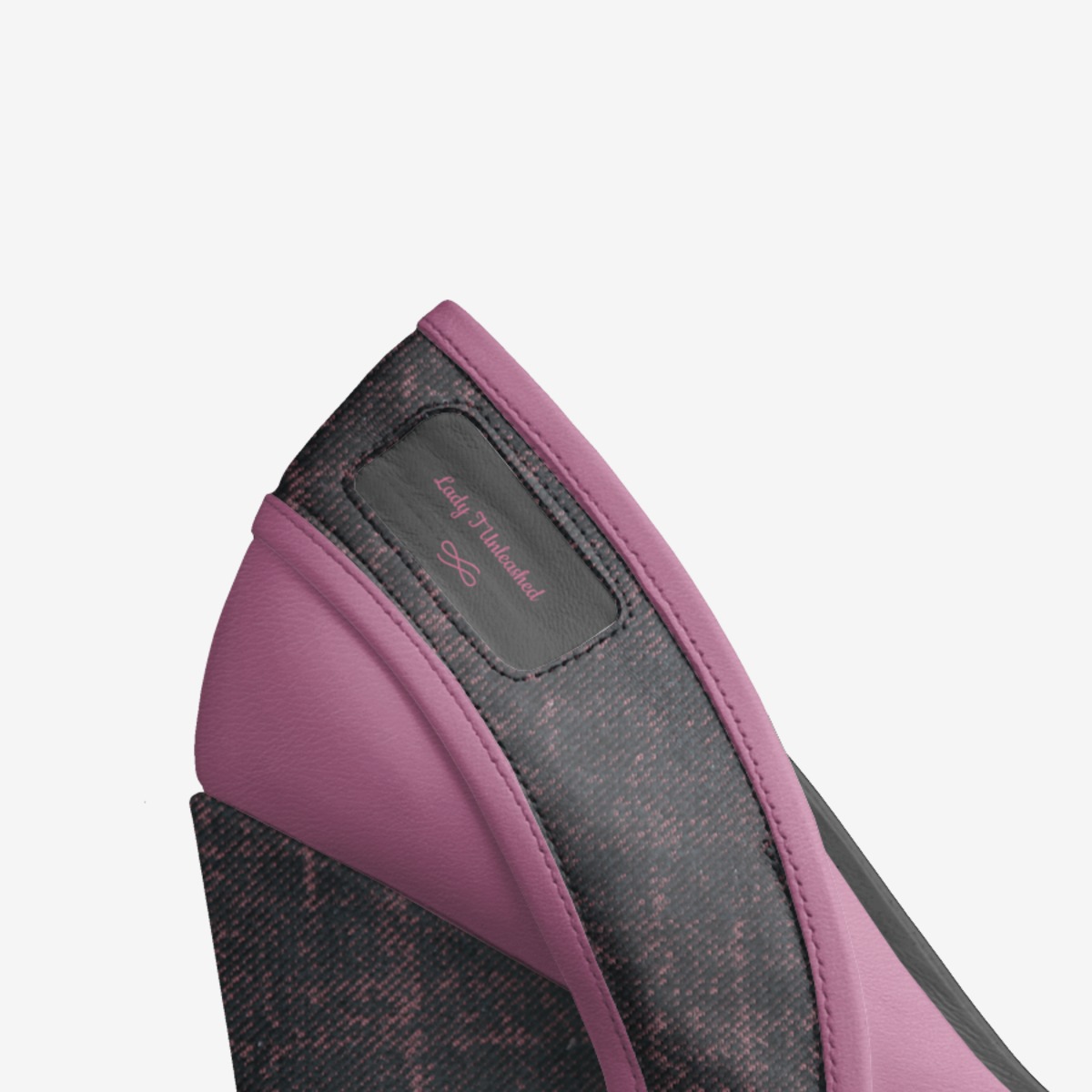 Lady T Unleashed  custom made in Italy shoes by Teri Katzenberger | Detail view