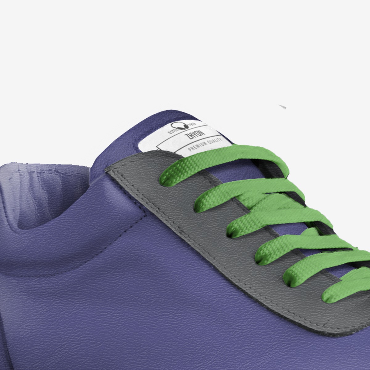 Zhyon custom made in Italy shoes by Nichole Wilson | Detail view