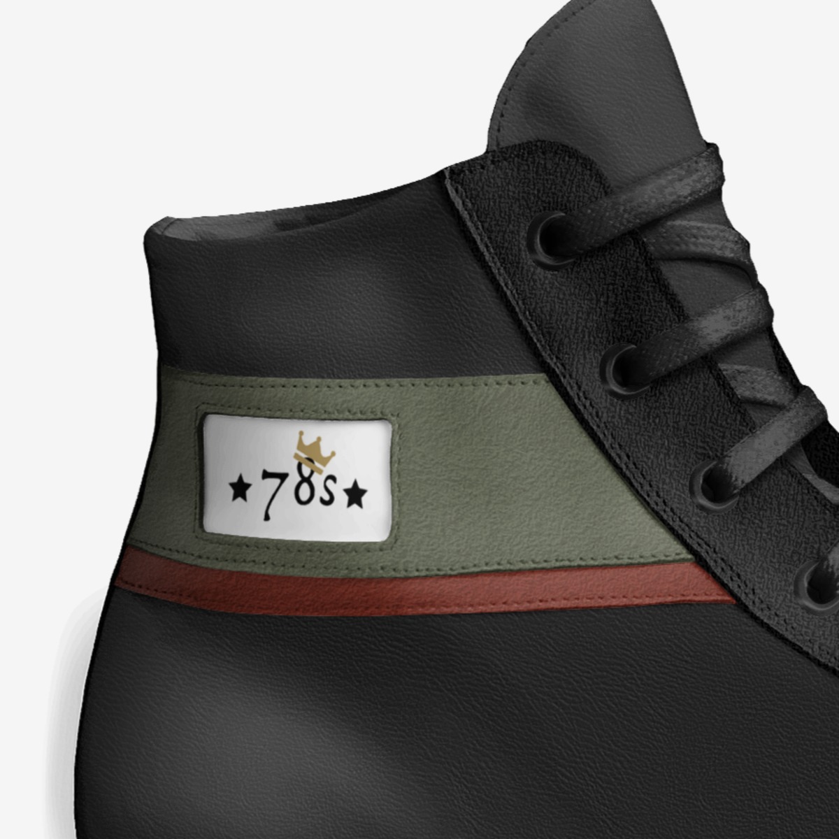 78's custom made in Italy shoes by Quenton Bowman Sr | Detail view