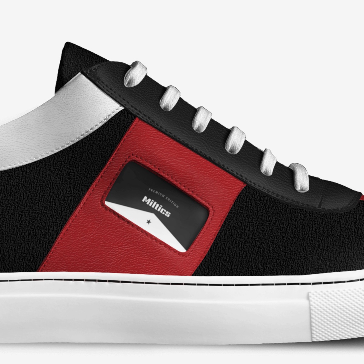 Miltics  custom made in Italy shoes by James Naylor | Detail view