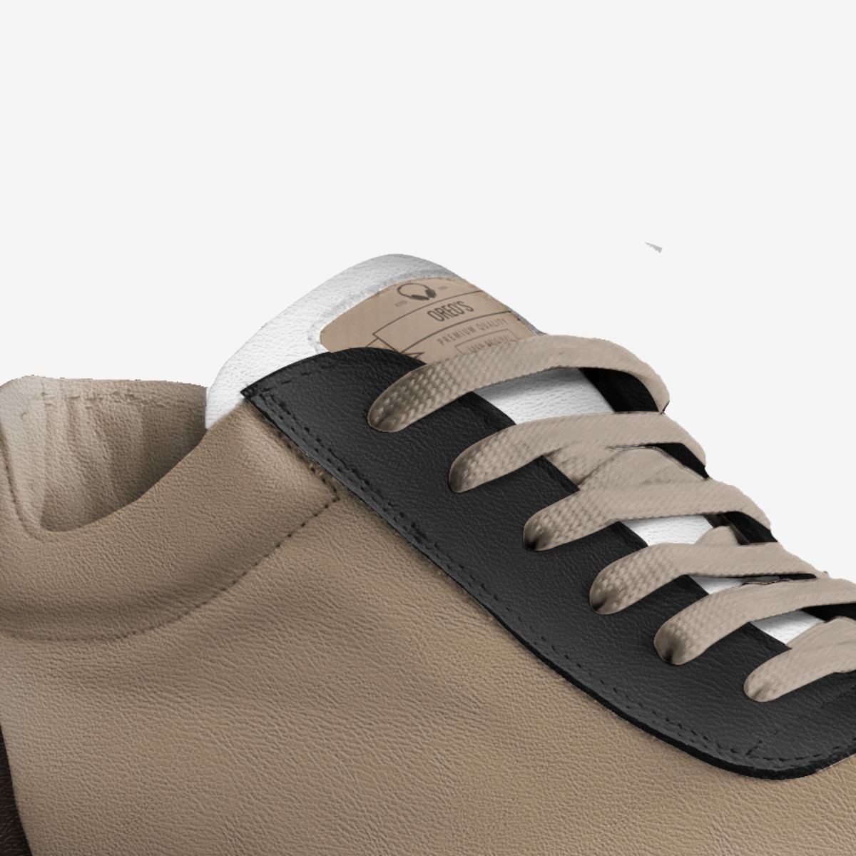 Oreo's custom made in Italy shoes by Lamar Copeland | Detail view