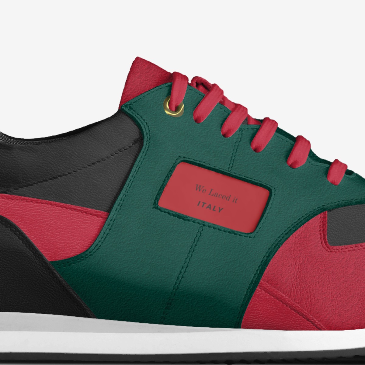 We Laced it custom made in Italy shoes by Milieck Goldsborough | Detail view