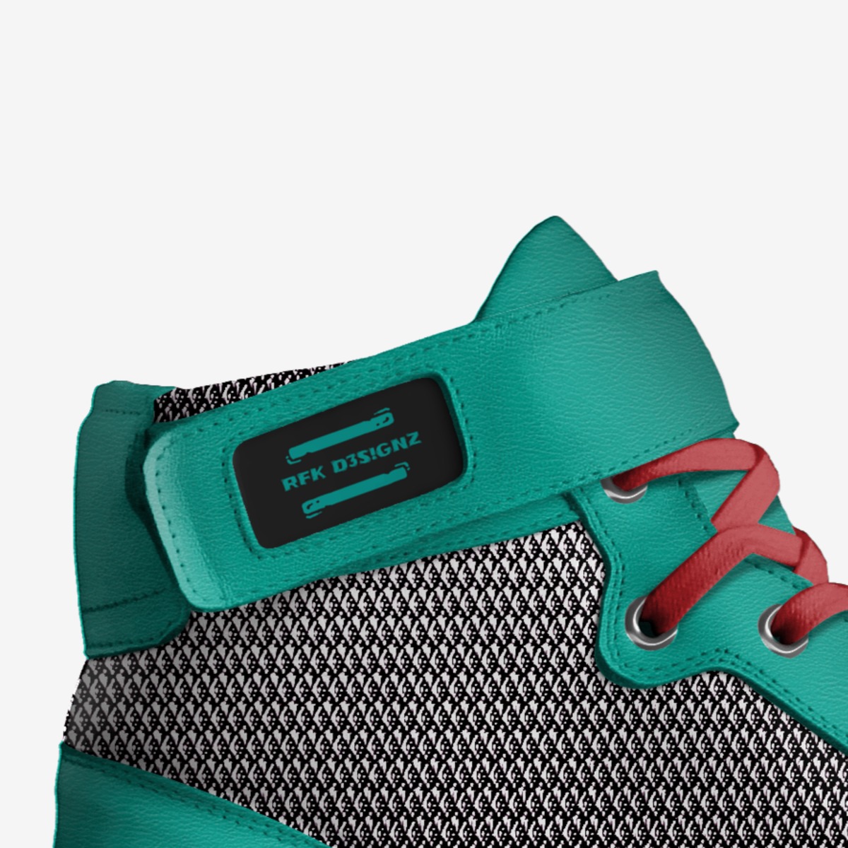  RFK D3S!GNZ custom made in Italy shoes by Rudanie Kunst | Detail view