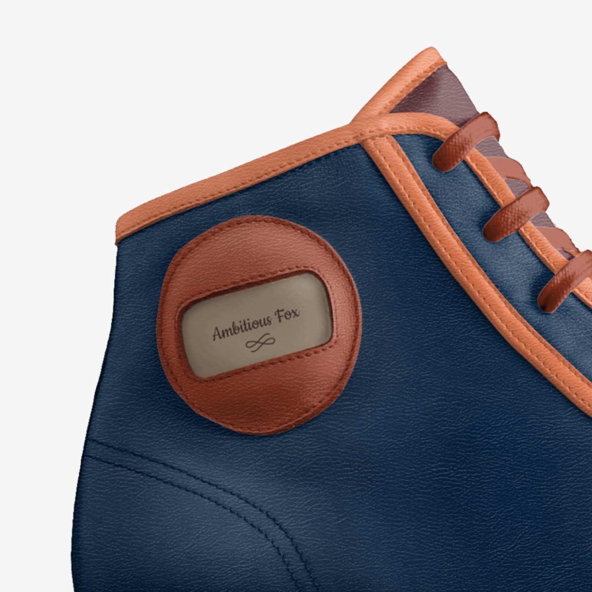 Ambitious Fox custom made in Italy shoes by Darius Marquais | Detail view