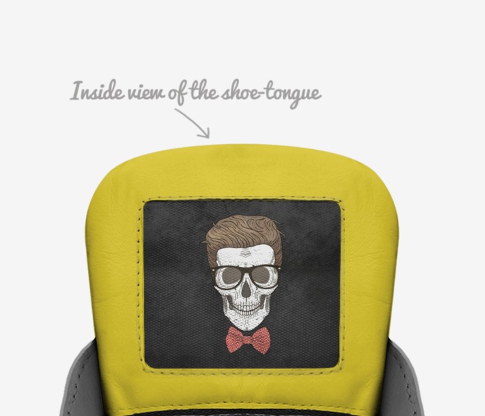 KingWear custom made in Italy shoes by Aframayel Martinez | Tongue view