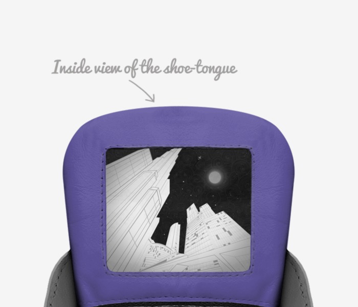 Deuce custom made in Italy shoes by Anthony Taylor | Tongue view