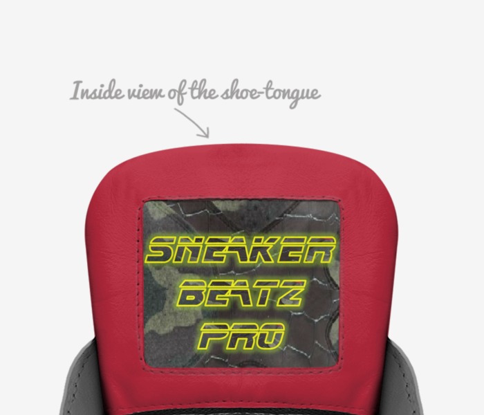 Hard Onez custom made in Italy shoes by Jimmy Dorvil | Tongue view