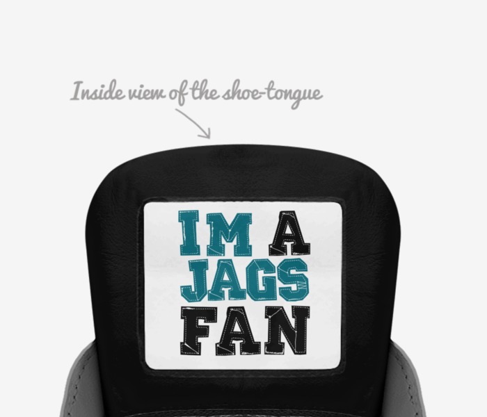 JAGS FAN CONCEPT 1 custom made in Italy shoes by David Robinson | Tongue view