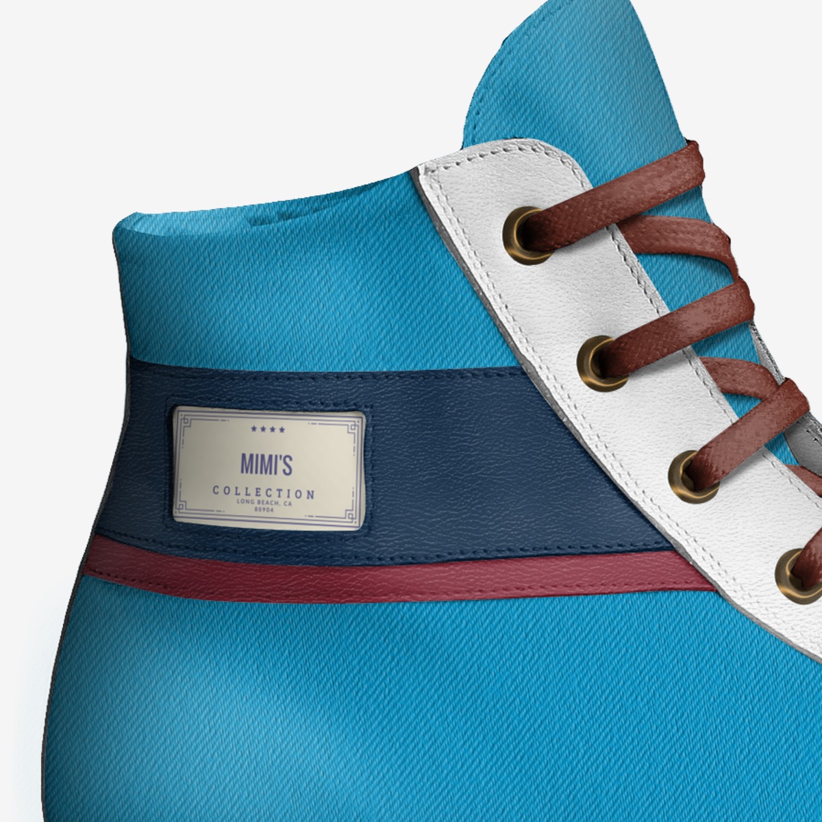 Mimi's custom made in Italy shoes by Cyleena Iverson | Detail view