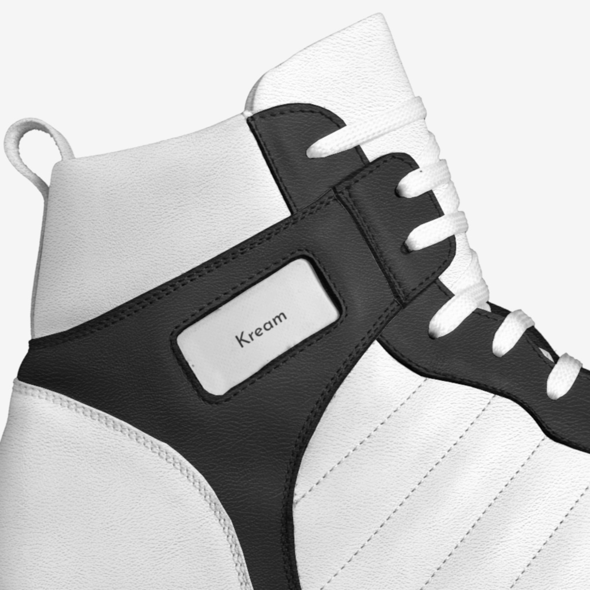 Kream custom made in Italy shoes by Troi Richard | Detail view