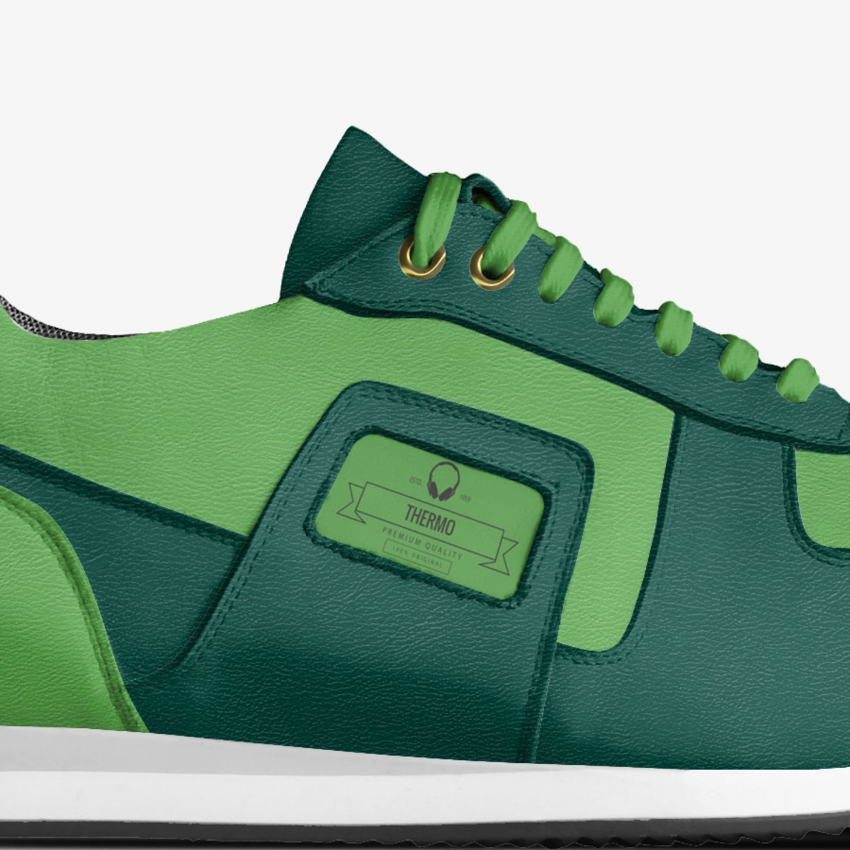 thermo custom made in Italy shoes by Johnanthony vanwallendael | Detail view