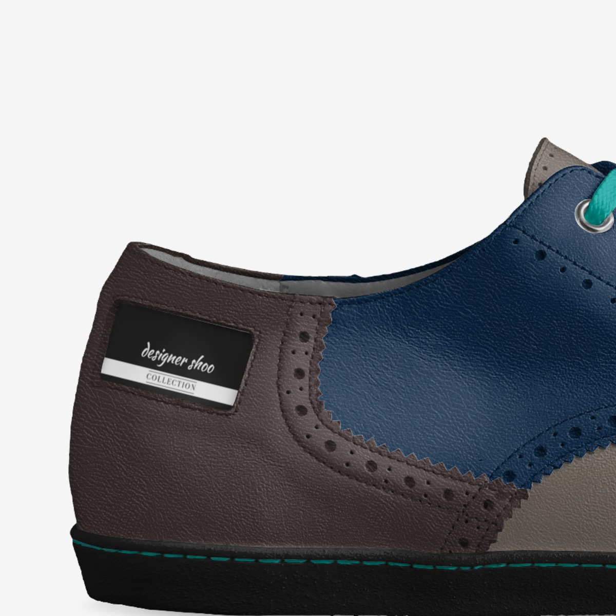 designer shoo custom made in Italy shoes by Adeline Ng | Detail view