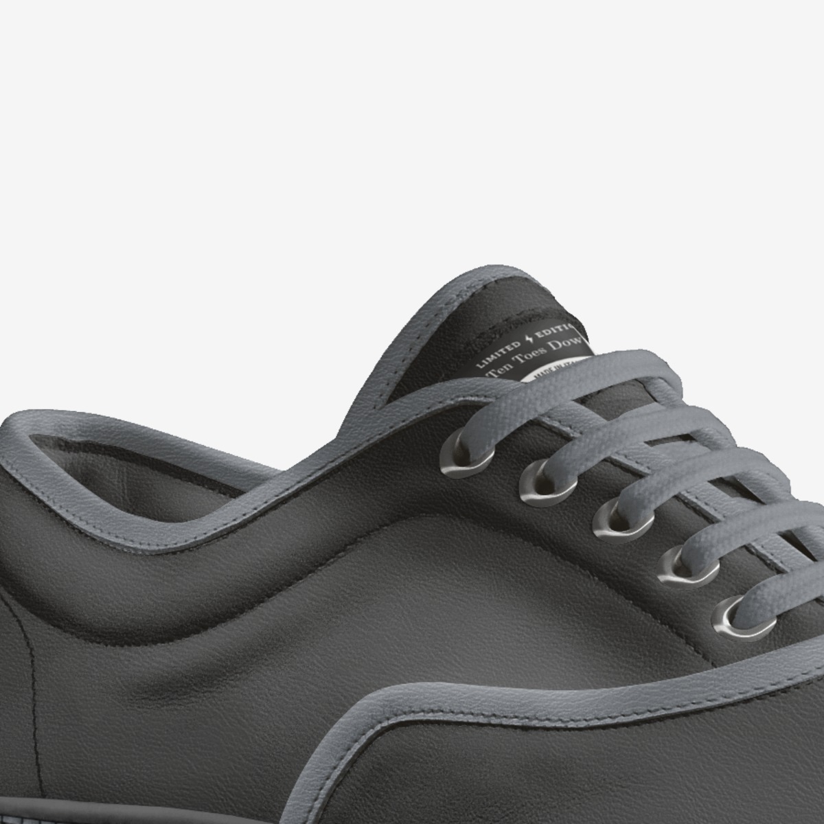 Ten Toes Down  custom made in Italy shoes by Dustin Abernathy | Detail view