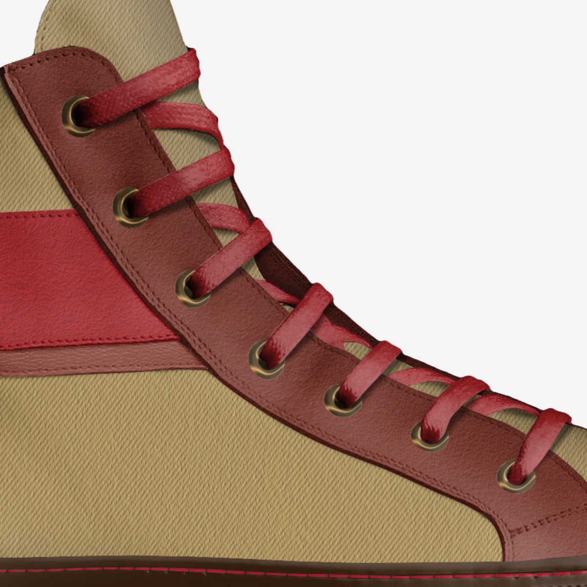Gelato custom made in Italy shoes by Naketia Johnson | Detail view