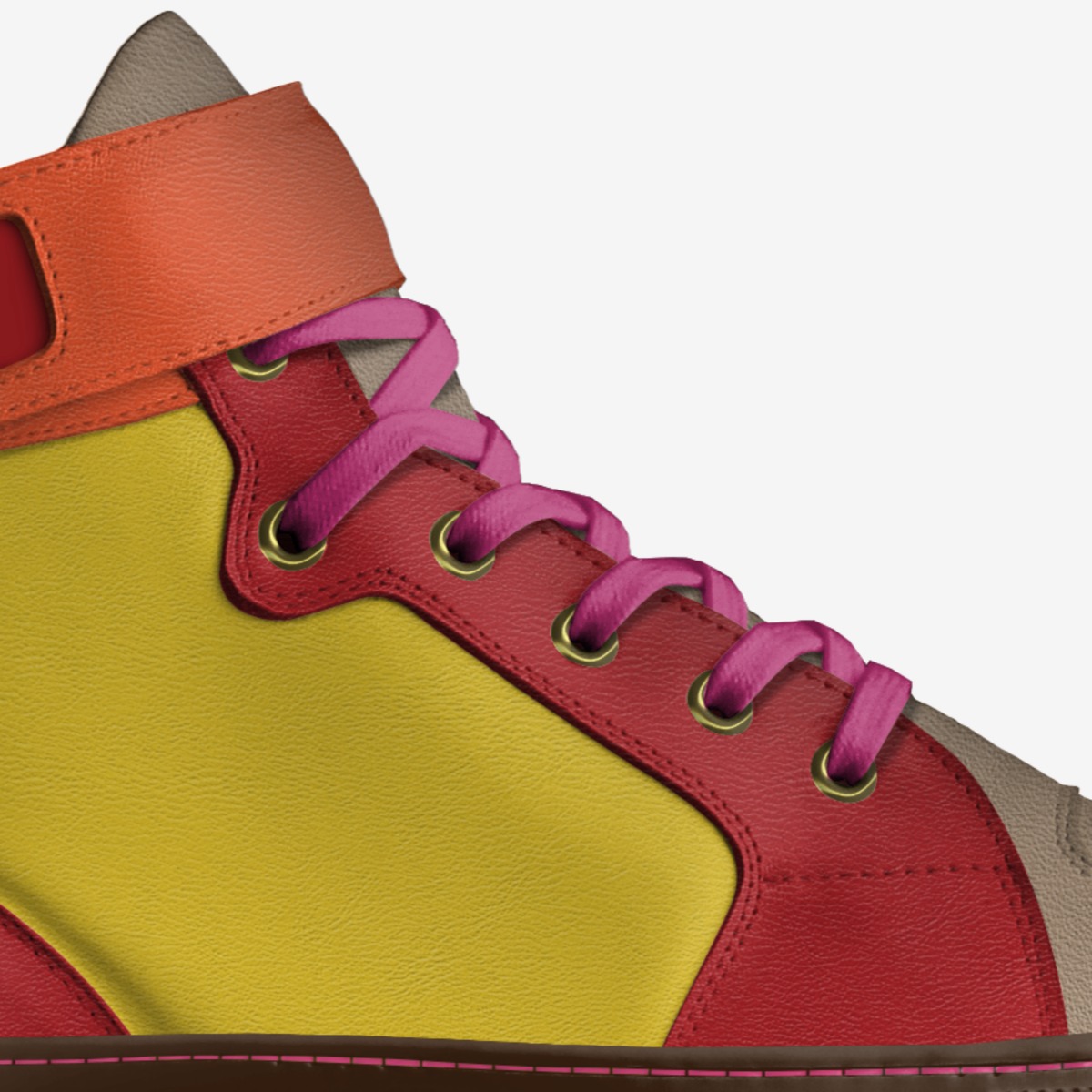 Lacey wear custom made in Italy shoes by Darrin Lacey | Detail view