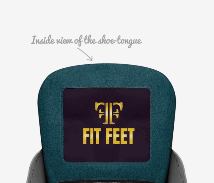 Fit Feet custom made in Italy shoes by Canishka Alexander | Tongue view