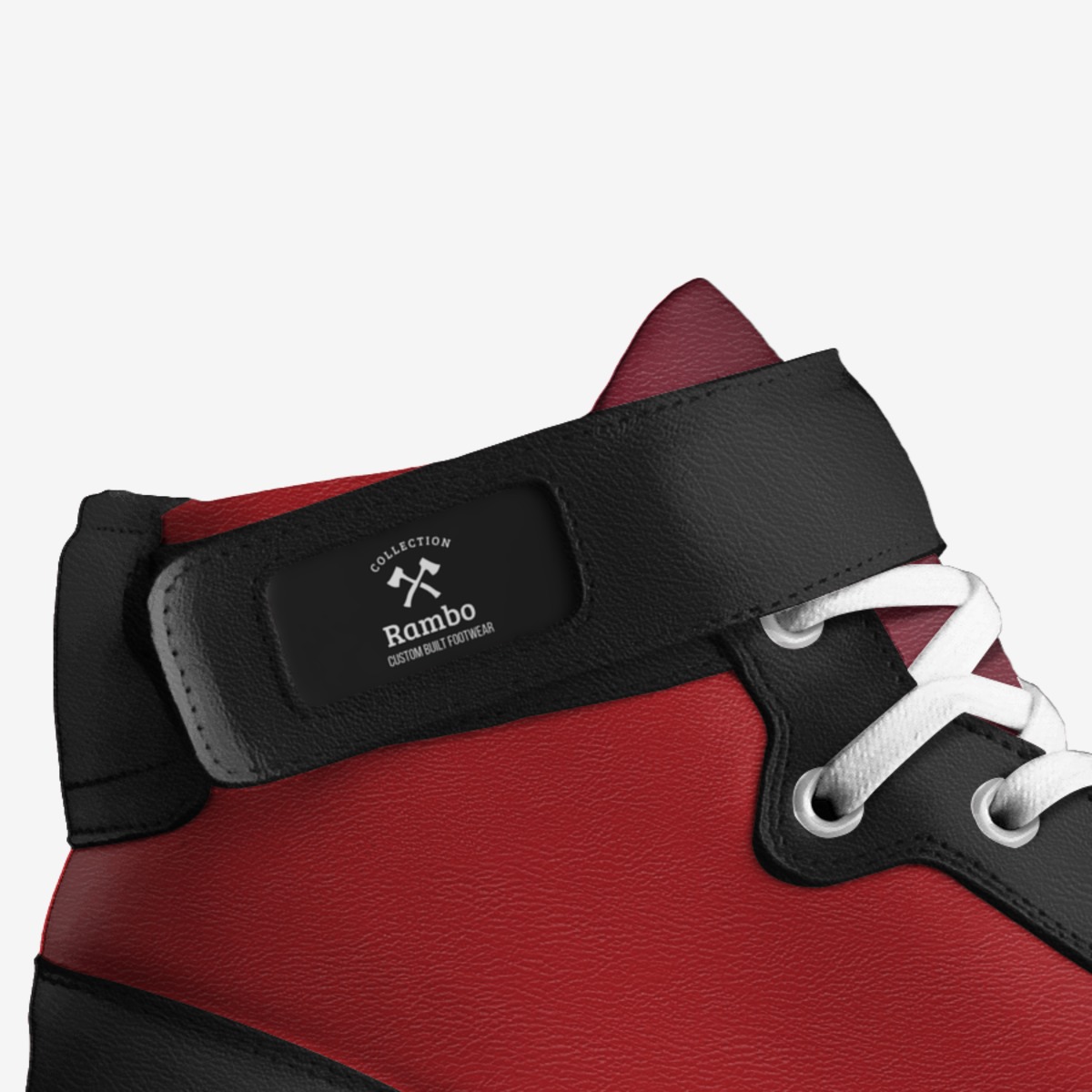 Rambo custom made in Italy shoes by Robert Rodriguez | Detail view