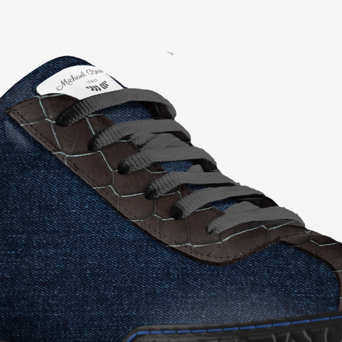 Michael Berry custom made in Italy shoes by Berry Robinson | Detail view