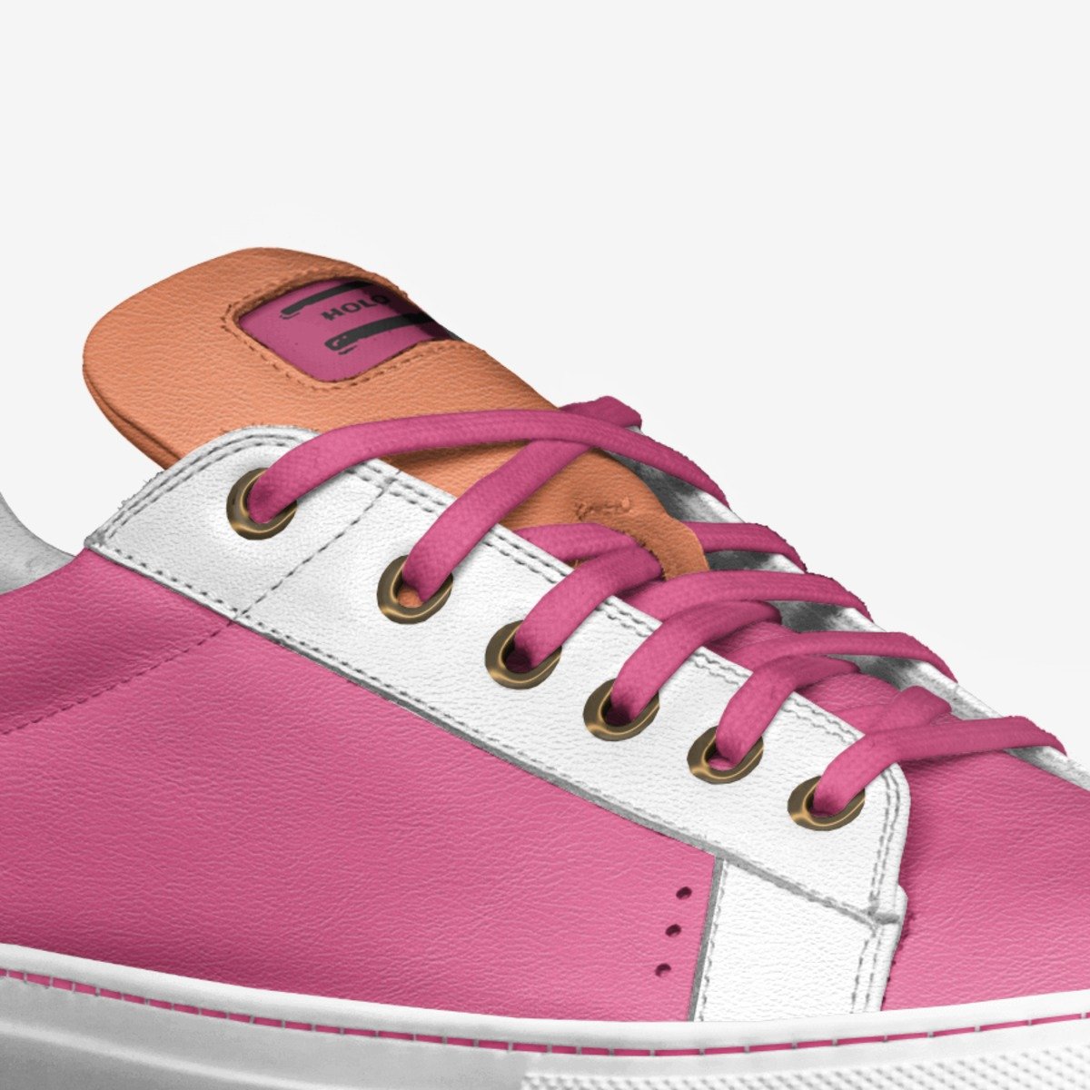 HOLO 2 custom made in Italy shoes by Luc Swensson | Detail view