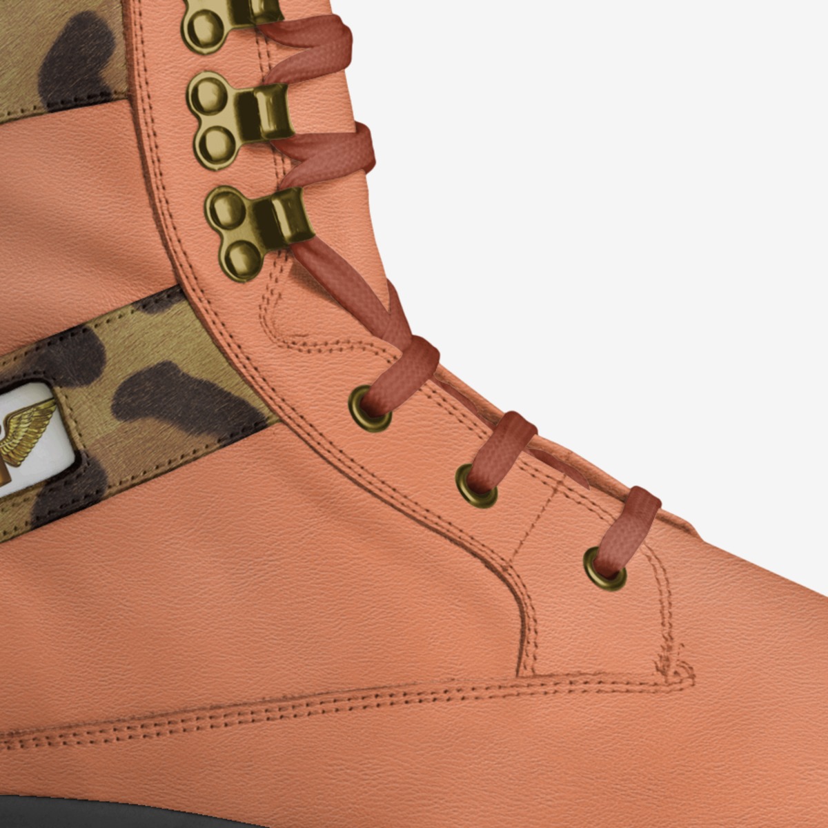 CD Galaxy custom made in Italy shoes by Chef Daniel Young | Detail view