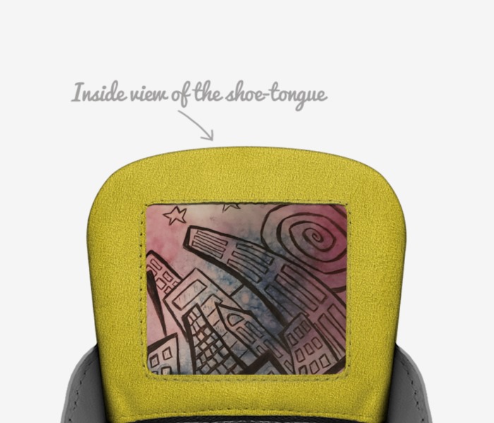 Melted Butter custom made in Italy shoes by Evolve Squared | Tongue view
