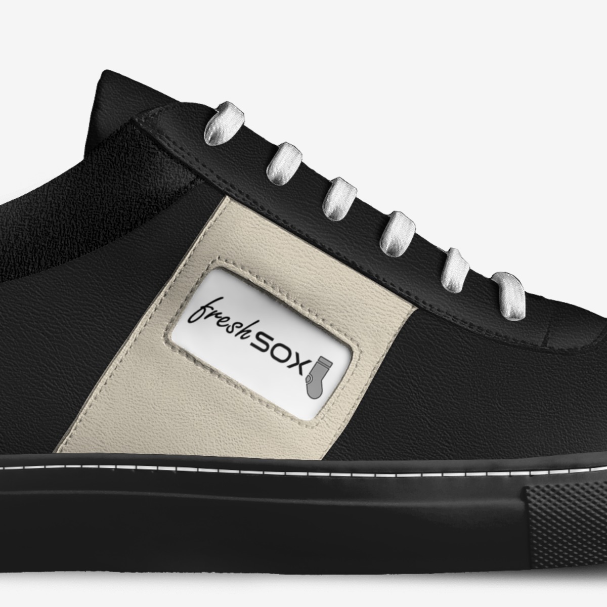 Fresh Sox custom made in Italy shoes by Ziyaad September | Detail view