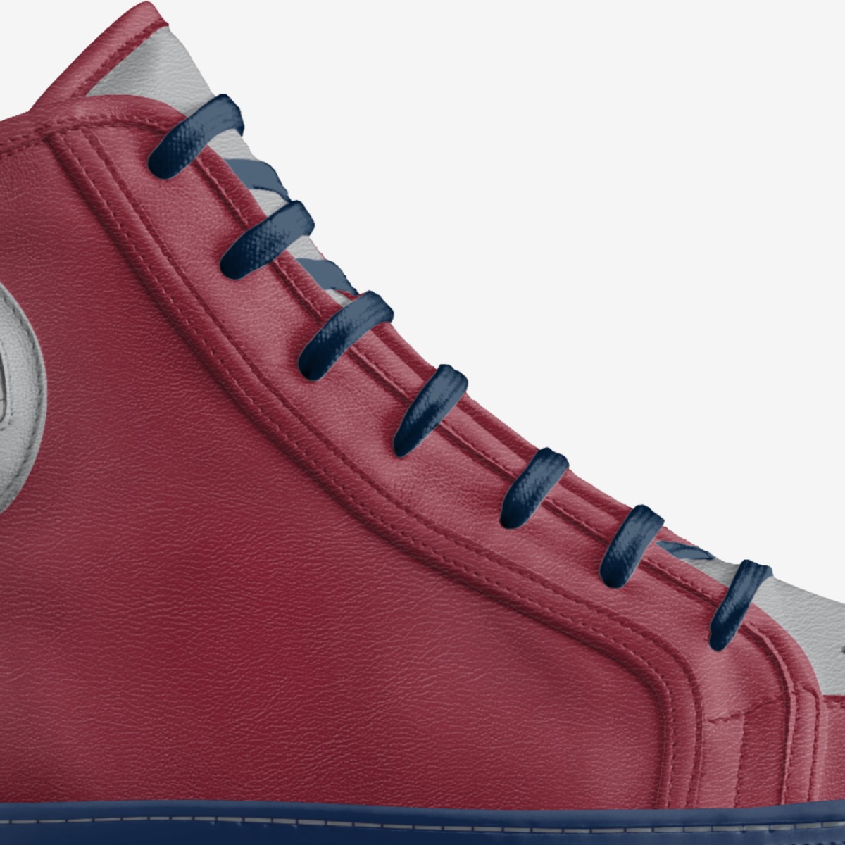 Ynobe custom made in Italy shoes by Ebony Broady | Detail view