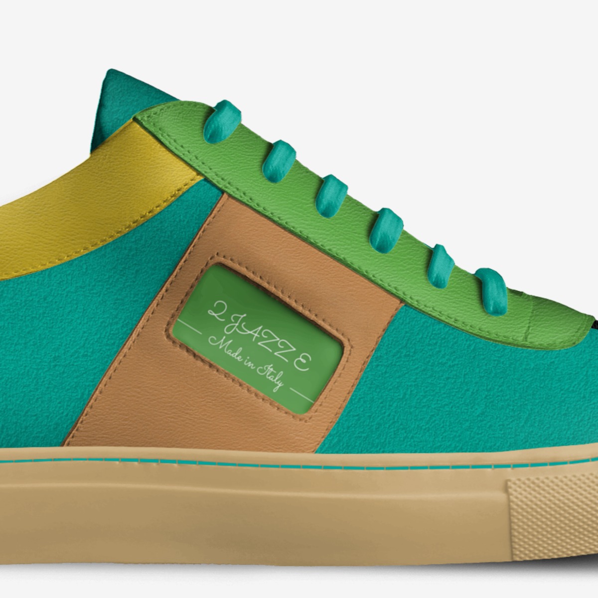 2 JAZZ E custom made in Italy shoes by Jasmine Delaney | Detail view