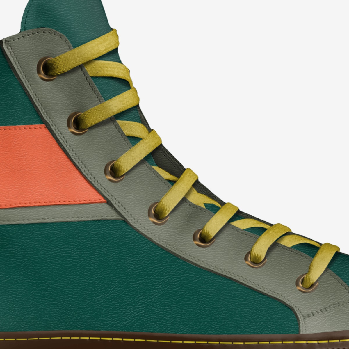 Reborn custom made in Italy shoes by Renata Hall | Detail view