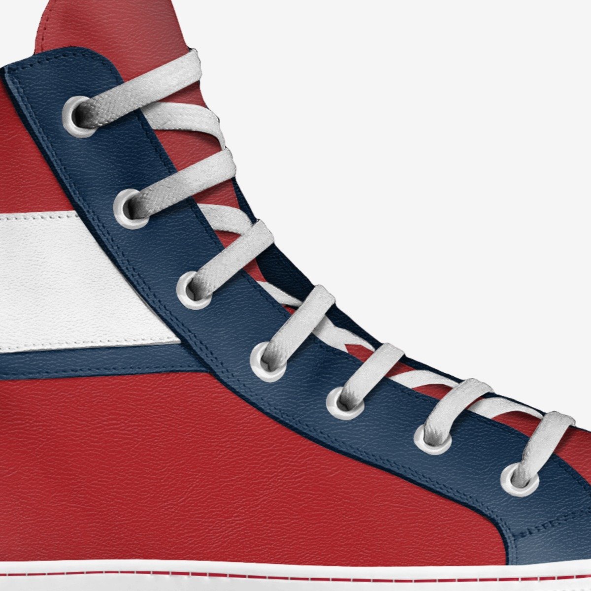 RUSS High Top custom made in Italy shoes by Kjell Karlsson | Detail view