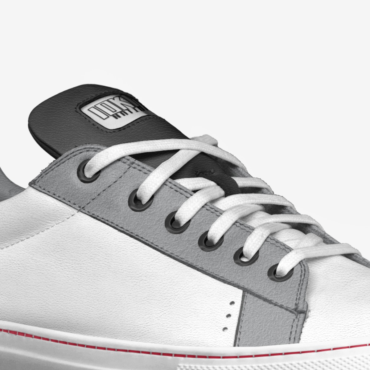 Draft 1  custom made in Italy shoes by Michael Belmes | Detail view