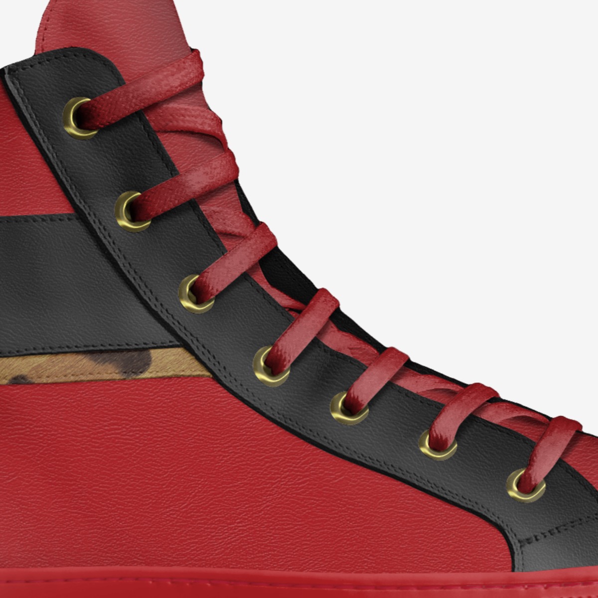 The Bloody Jungle custom made in Italy shoes by Moyo Jones | Detail view