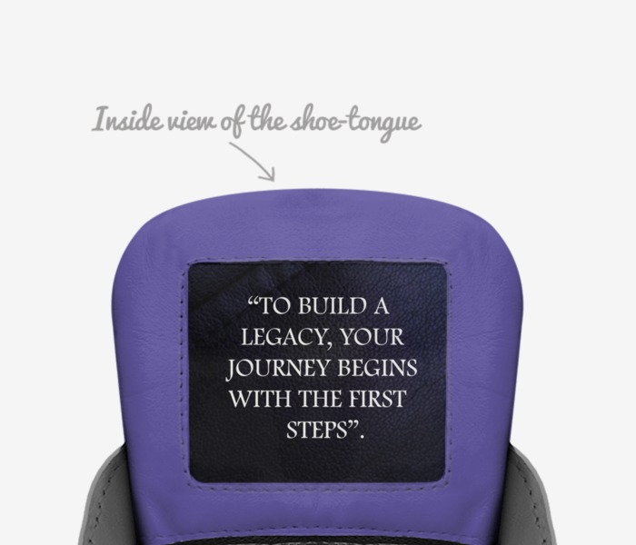 Driven Footwear custom made in Italy shoes by Jason Oberly | Tongue view