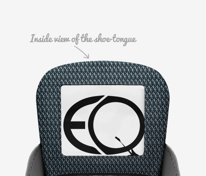 EQ custom made in Italy shoes by Eric Eq Young | Tongue view