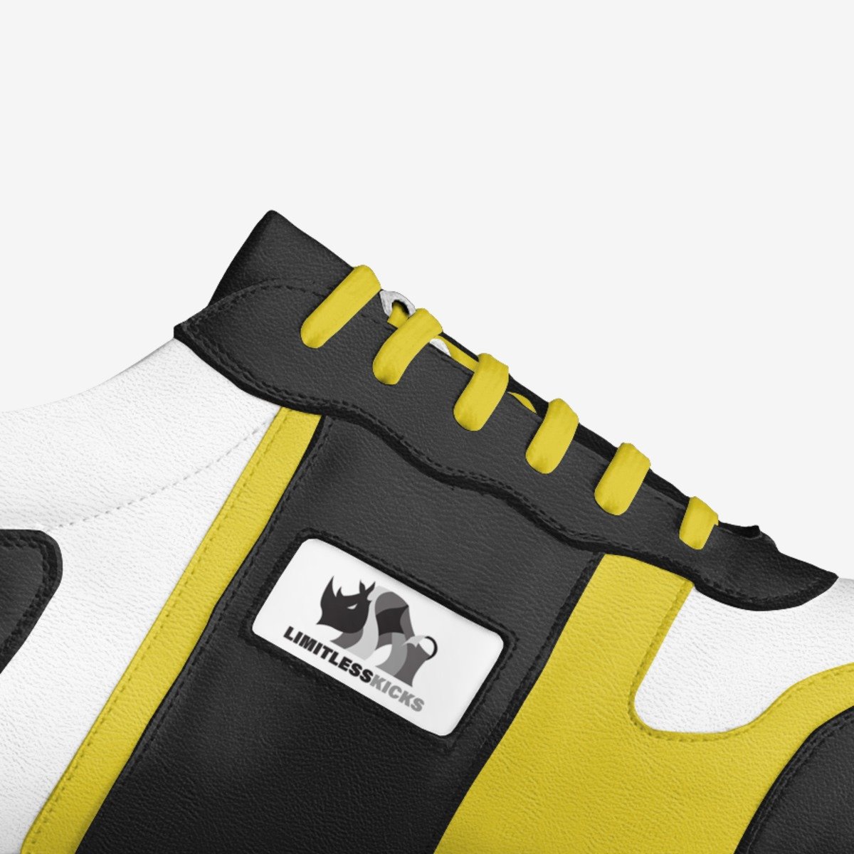 Limitless Yinzer custom made in Italy shoes by Limitless Kicks | Detail view
